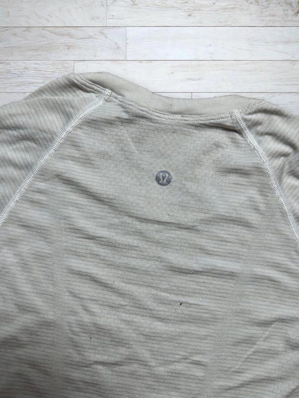 Lululemon Swiftly Tech Long Sleeve White Light Gray Size 4 - Picture 5 of 5